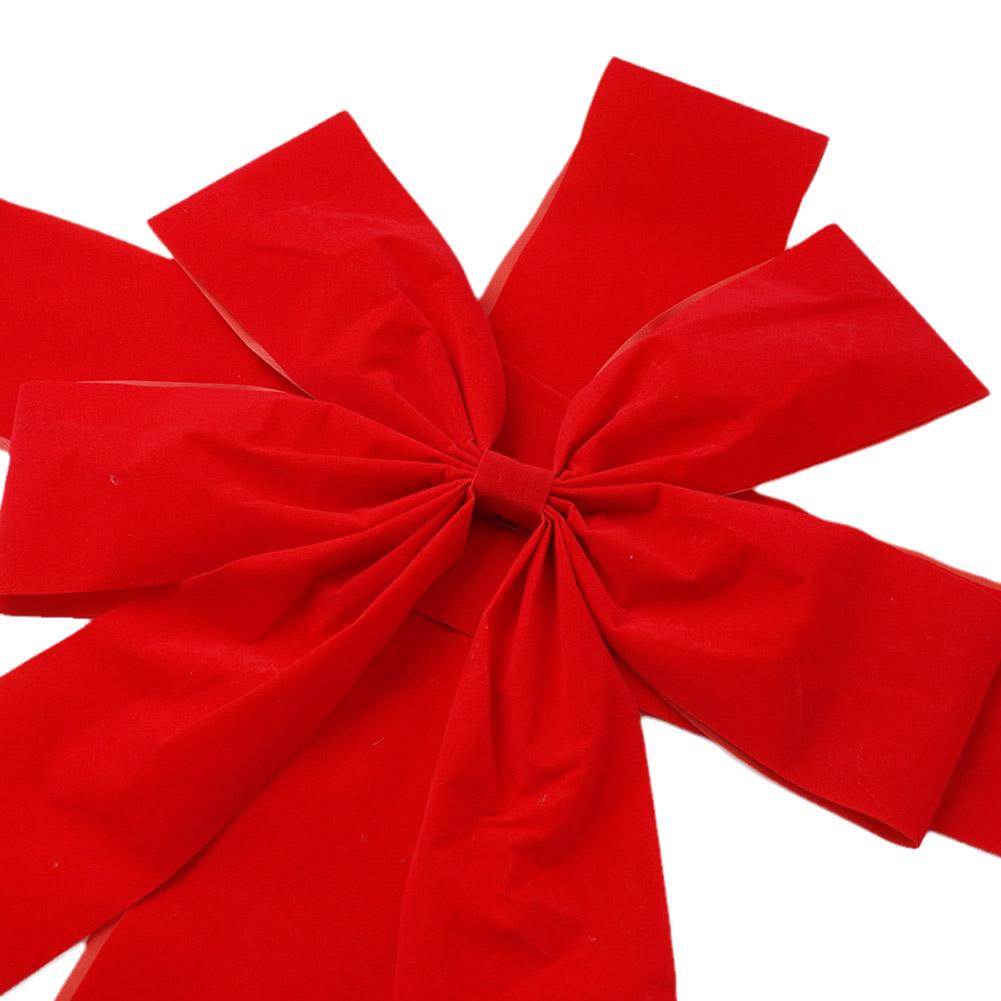 1pc Door Hanging Bow Christmas Ribbon Christmas Decoration Bow Year Party DIY Supplies 2024 New Ribbon Decoration Red Door V3K1