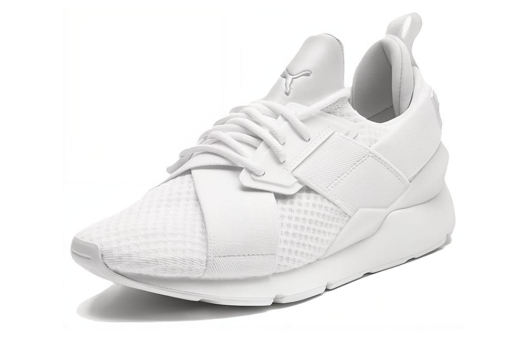 Women's Sneakers PUMA Muse EP Abrasion Resistant Breathable Low top Running Shoes Women's White