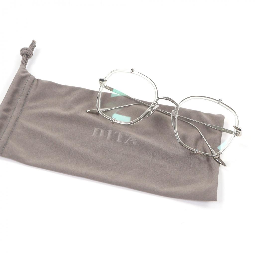Pristine DITA Glasses ATARON THREE Silver mens DTX442-A-03 Used