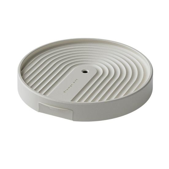 Pojízdný podstavec na rostliny Kulatý podnos pod květináč se skrytou drenážní nádržkou Podnos pod květináč s brzdovými kolečky pro vnitřní i venkovní použití