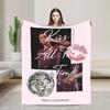 Kiss All The Time Disco HS Flannel Blankets Harrys Music Styles Creative Throw Blankets for Home Hotel Sofa  200x150cm Rug Piece