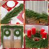 1m Christmas Artificial Norfolk Pine Garlands 1pc Wreaths for Home Decoration Holiday Gift Artificial Pine Branches