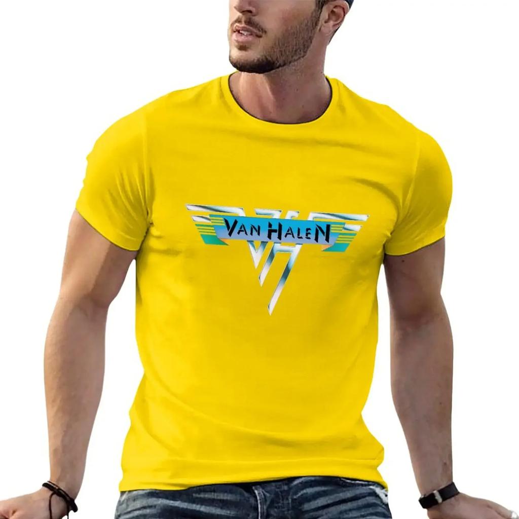 Streetwear Rock accident van halen T Shirt harajuku men clothing graphic Casusl Band Tshirt High Quality Cotton Unisex Tops tees