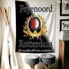 Feyenoord Rotterdam Wall Hanging Printed Fabric Blanket Decorative Tapestries for Bedroom Living Room Home Decor