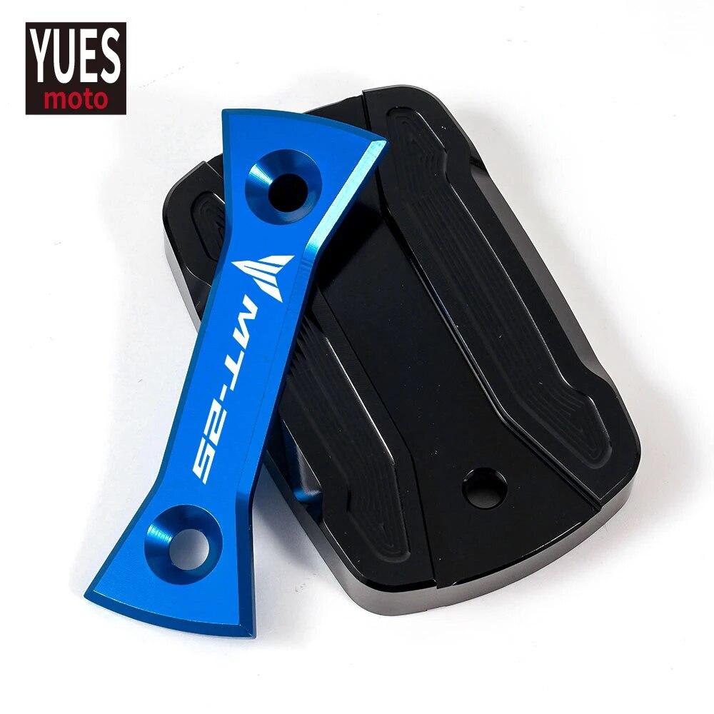 Motorcycle Accessories For YAMAHA MT 25 2015- CNC High Quality Rear & Front Brake Fluid Reservoir Cap Cylinder Cover
