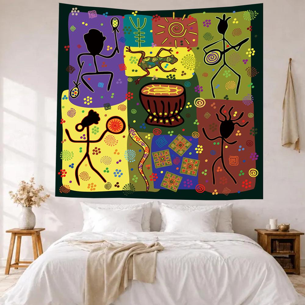 Afrikanischer Stil Wanddekoration Wandteppich Kunst Für Haustier-Gedenken Geburtstag Hochzeitsparty Hintergrund Familiengeschenk