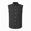 Men Sleeveless Button Down Shirt Casual Classic Fit Summer Lightweight Shirt with Chest Pocket for Daily Wear