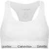 Calvin Klein Modern Gravity Bra Comfortable Thin Padding Wireless Light Sports Back Women Bra Moonlight-White F3785AD-100