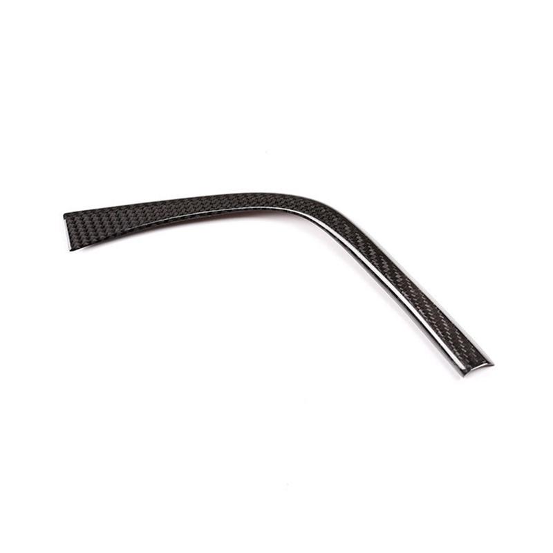 Real Carbon Fiber Car Gear Shift L Shape Strips Trim For-BMW F80 F82 F83 M3 2014-2018 LHD