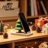 Holiday Gift for Friends Christmas Tree Phone Stand 3D Printed Creative Desk Holder Cell Ornament Phone Festive Desktop Decor Home Office Dormitory