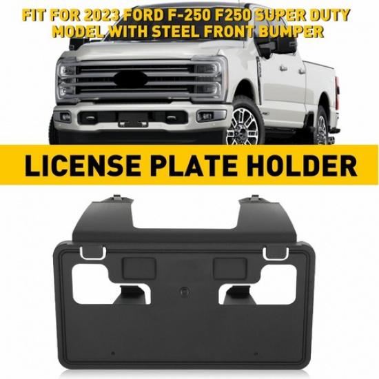 For 2024 Ford F-250 F250 F350 Super Duty FRONT License Plate Bracket Holder