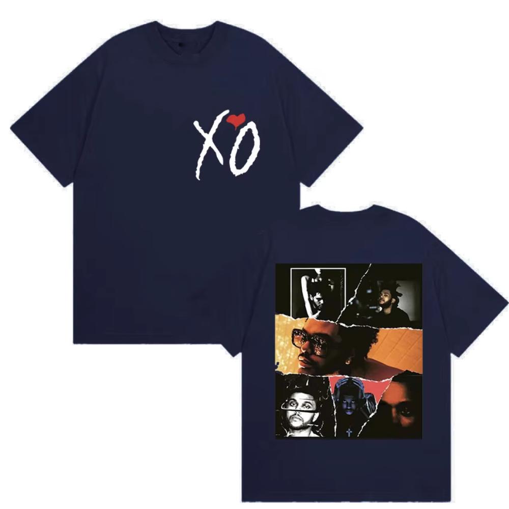 Pop Rapper The Weeknd Xo Album 2026 Grafik T-Shirts Herren Damen Fans Hip Hop Neues Kurzarm-T-Shirt Männliche Baumwoll-T-Shirts Streetwear