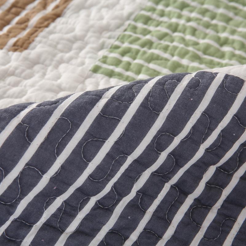 Cotton Square Plaid Sofa Cushion Four Seasons Quilted Sofa Seat Cover Cover