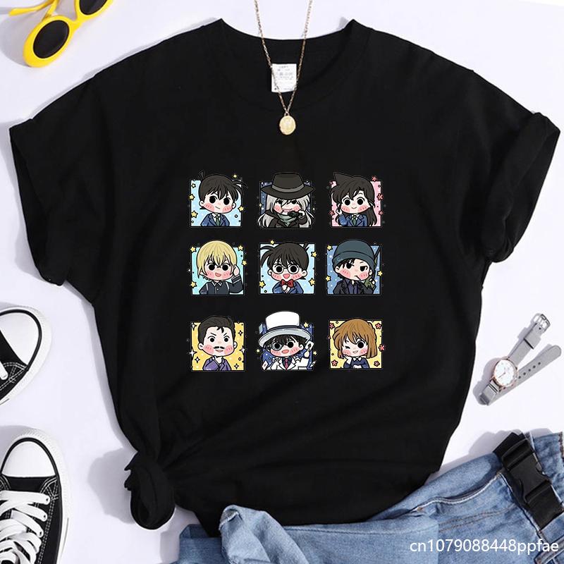 Women's new anime Harajuku printed T-shirt personalized women's casual T-shirt cartoon pattern T-shirt