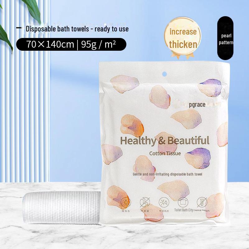 Jieliya Soft Disposable Compressed Bath Towel - Thickened & Absorbent for Home, Travel, Hotel MRJ787