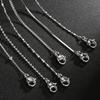 Copper Material Necklace Women's Snake Bone Chain Side Starry Sky Round Bead Long Short Wave Simple Goods