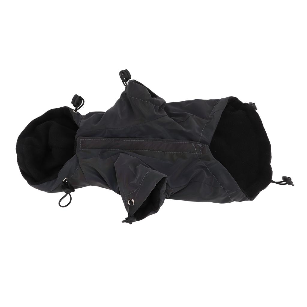 Reflective Dog Coat Adjustable Windproof Dog Cold Weather Coat for Small and Medium Dogs