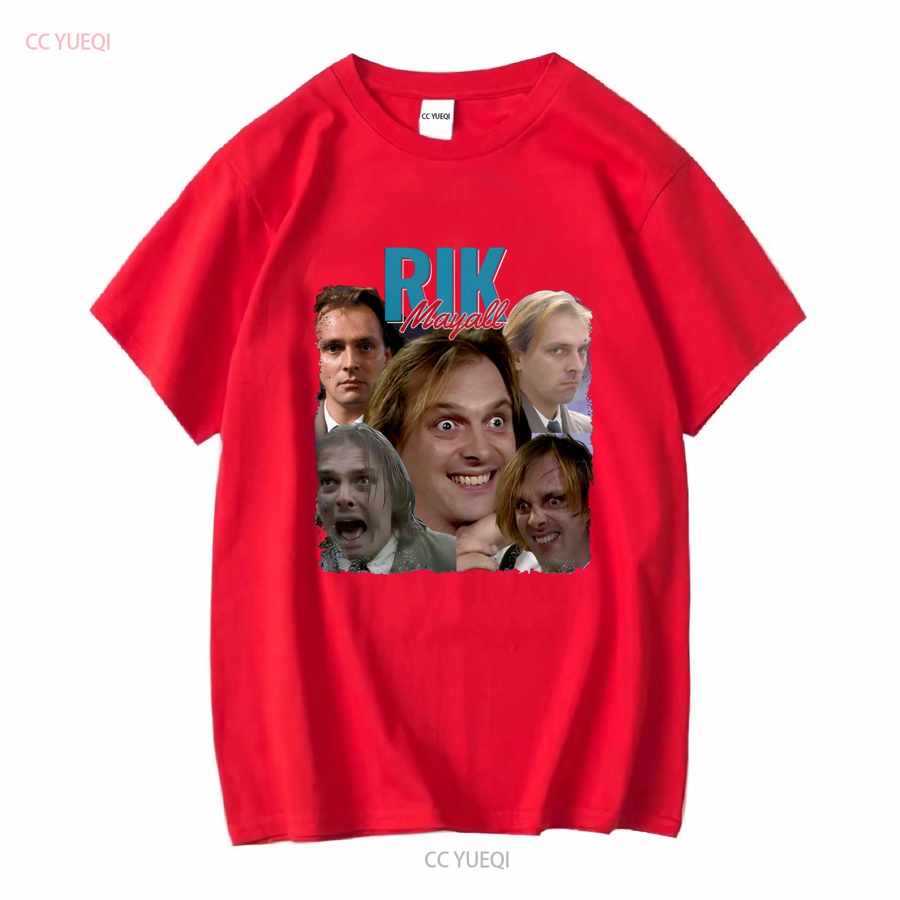 Rik Mayall Richie Bottom Funny TV T Shirt vintage Washed Breathable Stretched Slightly Comfortable Stylish homme streetwear S