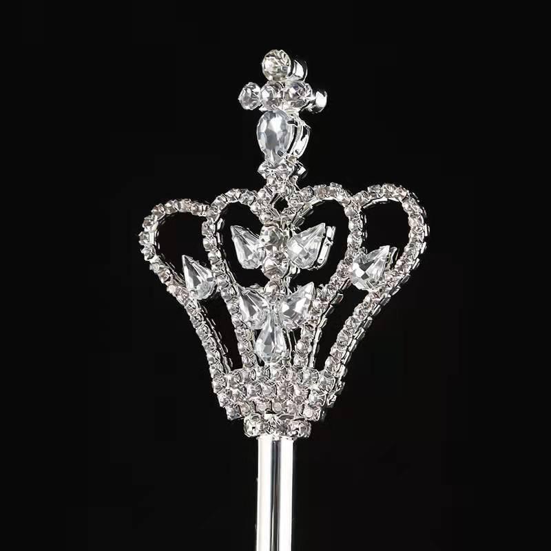 Princess Rhinestone Star Scepter Crown Fairy Wand