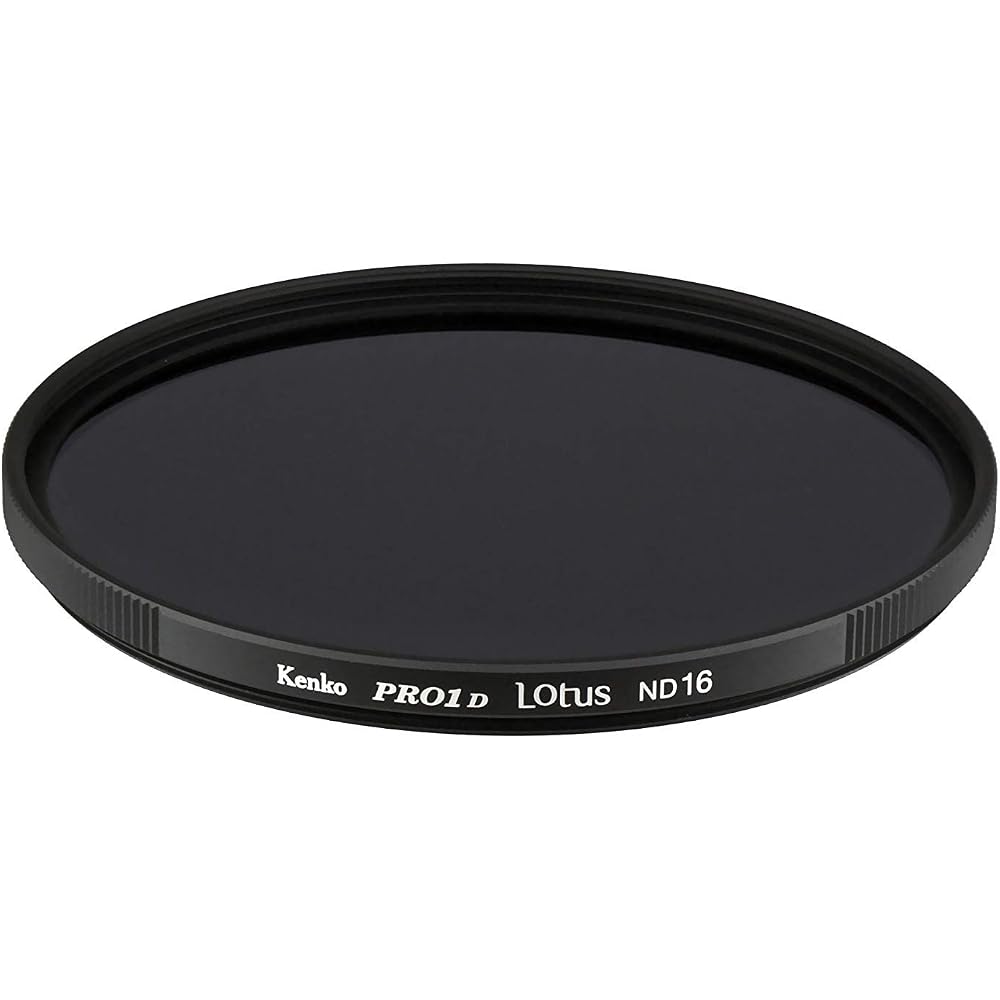 Kenko PRO1D Lotus ND16 55mm ND Filter for Light Control, Water-Repellent/Oil-Repellent Coating, 4-Stop Light Reduction (925522)