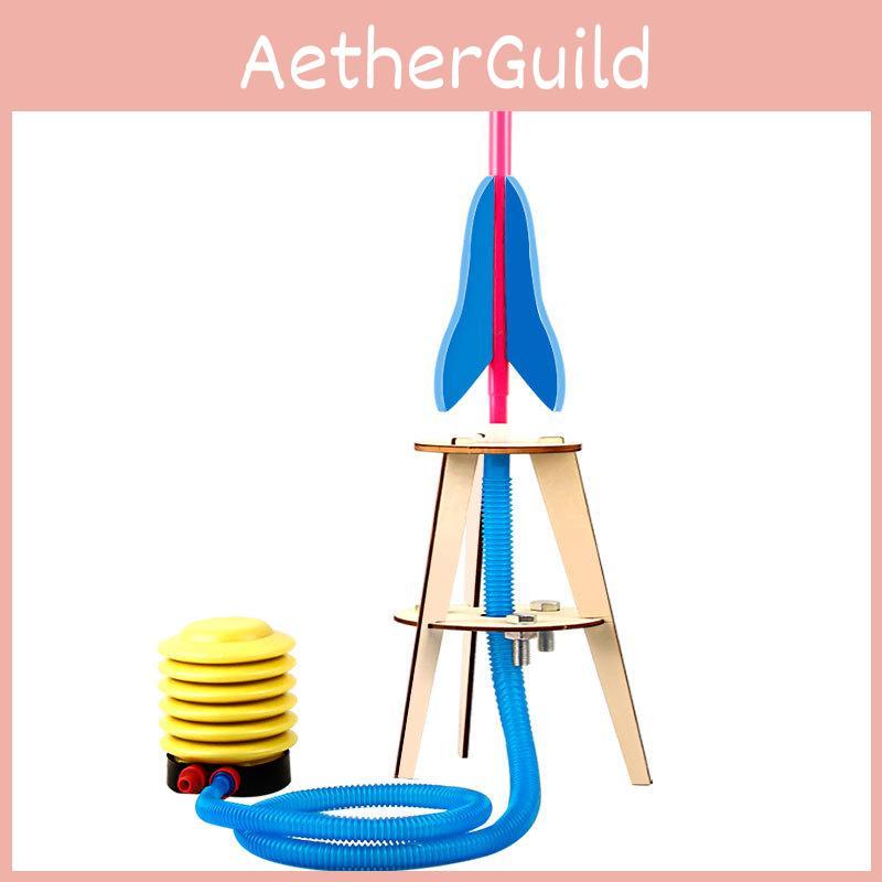Self Made Air Rocket Launcher Experimental Material Set Children Puzzle Toy For Kids Diy Physics Educational Toy Classroom Activity