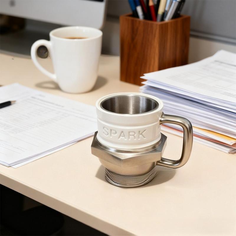 Spark Plugs, Mugs, Mechanical Style High-end Decorative Items, Coffee Cups, Resin Handicrafts