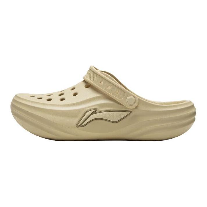 Li Ning Soda EVA Clogs Unisex Sand Khaki AGUW005-3
