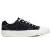 Anta Anti-Slip Wear-Resistant Low-Top Canvas Shoes Women's Black White Sneakers 122228077S-2