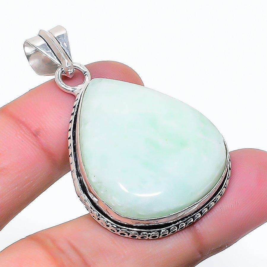 Natural Hememorphite Gemstone Handmade 925 Sterling Silver Pendant 1.77 AP-15250