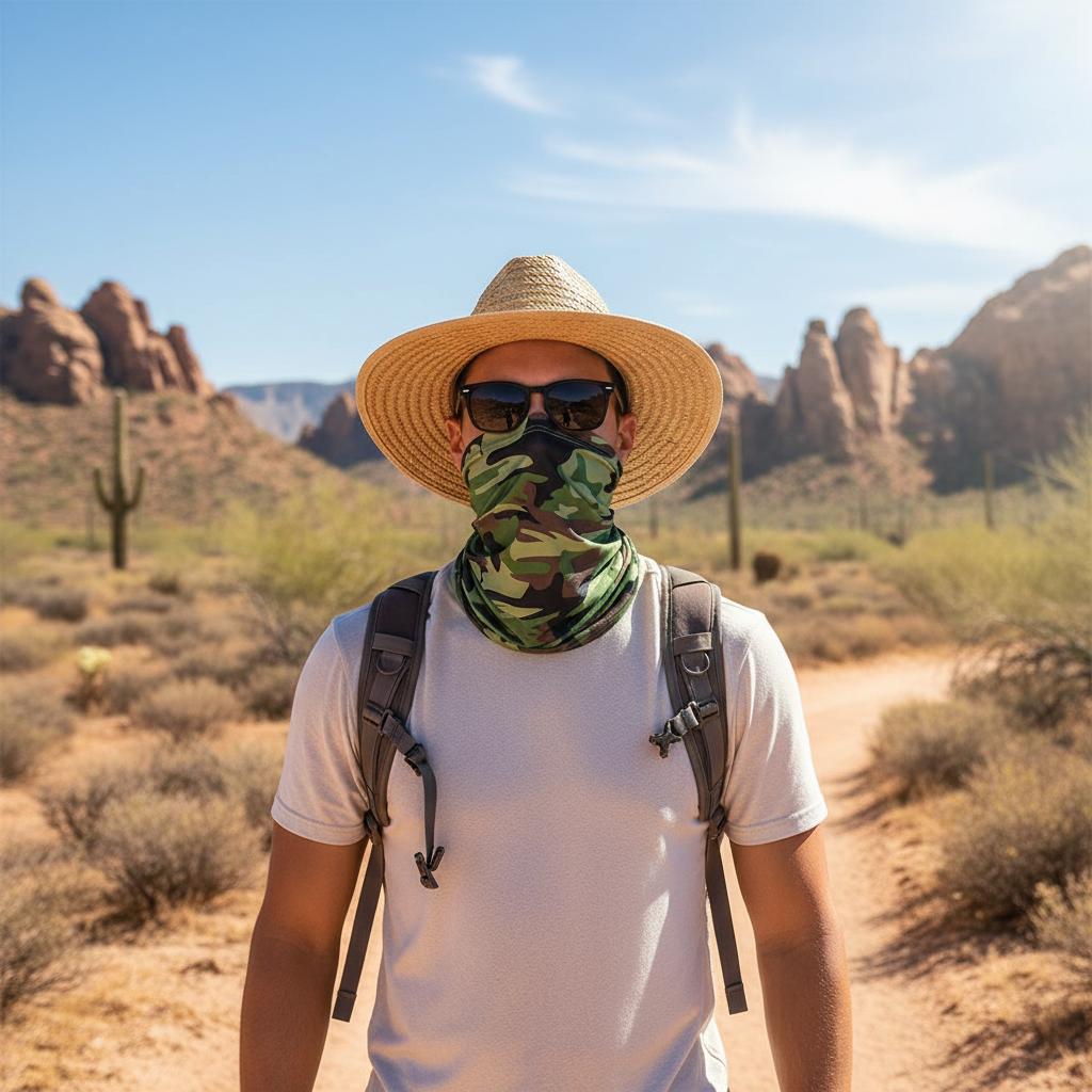 Ice Silk Breathable Anti-UV Sunscreen Outdoor Hiking Cycling Mask Unisex Cooling Quick Dry Head Wrap Face Scarf