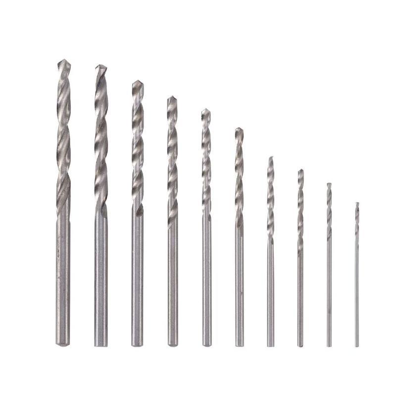 50/100Pcs Titanium-Coated Twist Drill Bit Set 1-3Mm Small Drill Bit Electric Drill Drilling Set Woodworking