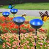 Bee Watering Station Bee Water Feeder With Metal Stakes Elegant Metal Garden Sculpture Stakes Decor Bee Water Feeder Cup