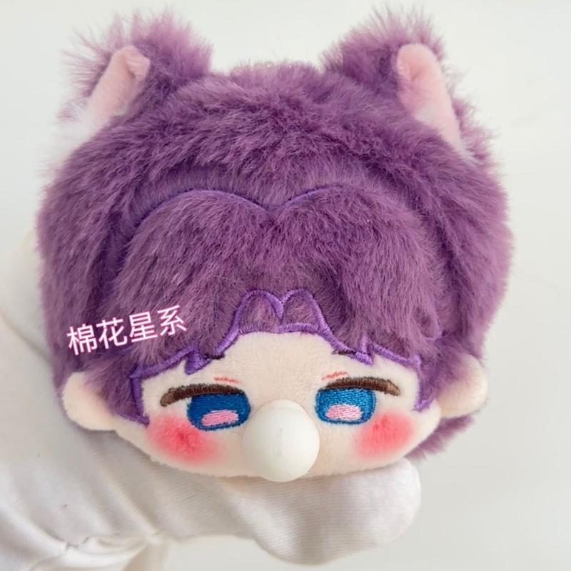 Spit Bubble Doll Pendant Plush Love and Deep Space Anime Figure Character Keychain Stress Relief Figurines Bag Keyring Prndent