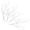 4Pcs Artificial Antler Branches Plastic Dried Tree Twigs Realistic Vase Filling Decorative Plant Stems DIY Craft Headband