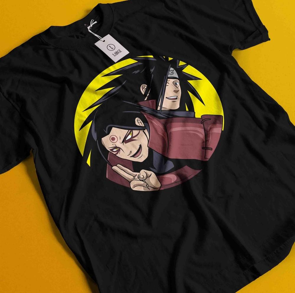 

Naruto Shirt Hashirama Senju T-Shirt Madara Uchiha Anime Manga Obito Unisex Tee XL