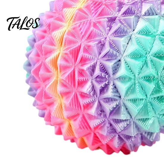 Sensory Spiky Ball 3D Printed Toy, Stress Relief Mini Textured Ball, Desk Reliever Massage Decompression Toy for Home Office School Anxiety