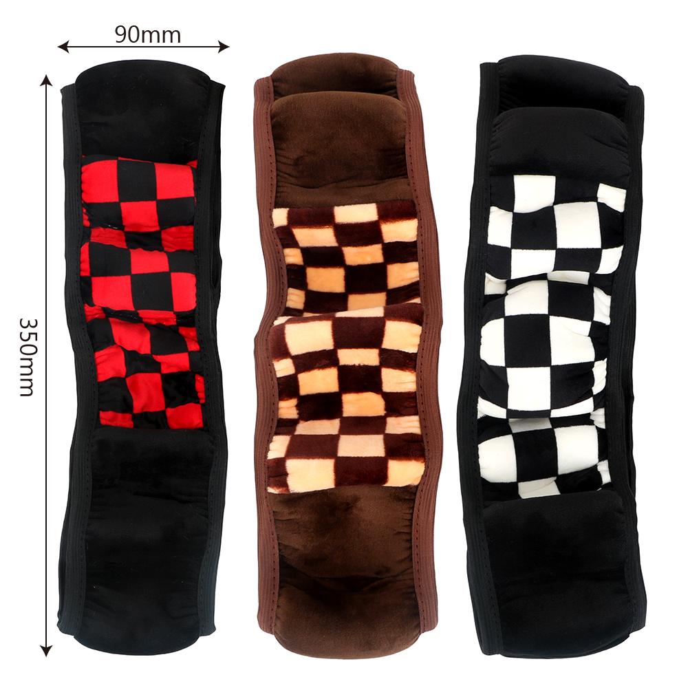 Car Accessories Auto Steering Covers Car Steering Wheel Cover Plush Fabric Car-styling Fit for Most Cars Diameter 38cm Universal