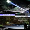 White Laser Most Powerful LED Flashlight Built-in Battery Shot Long 3000M Tactical Portable Lantern with Fluorescent Strip