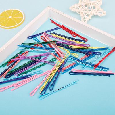 Korean Candy Color Baking Varnish Clip Ice Cream Hairpin 40Pcs/box