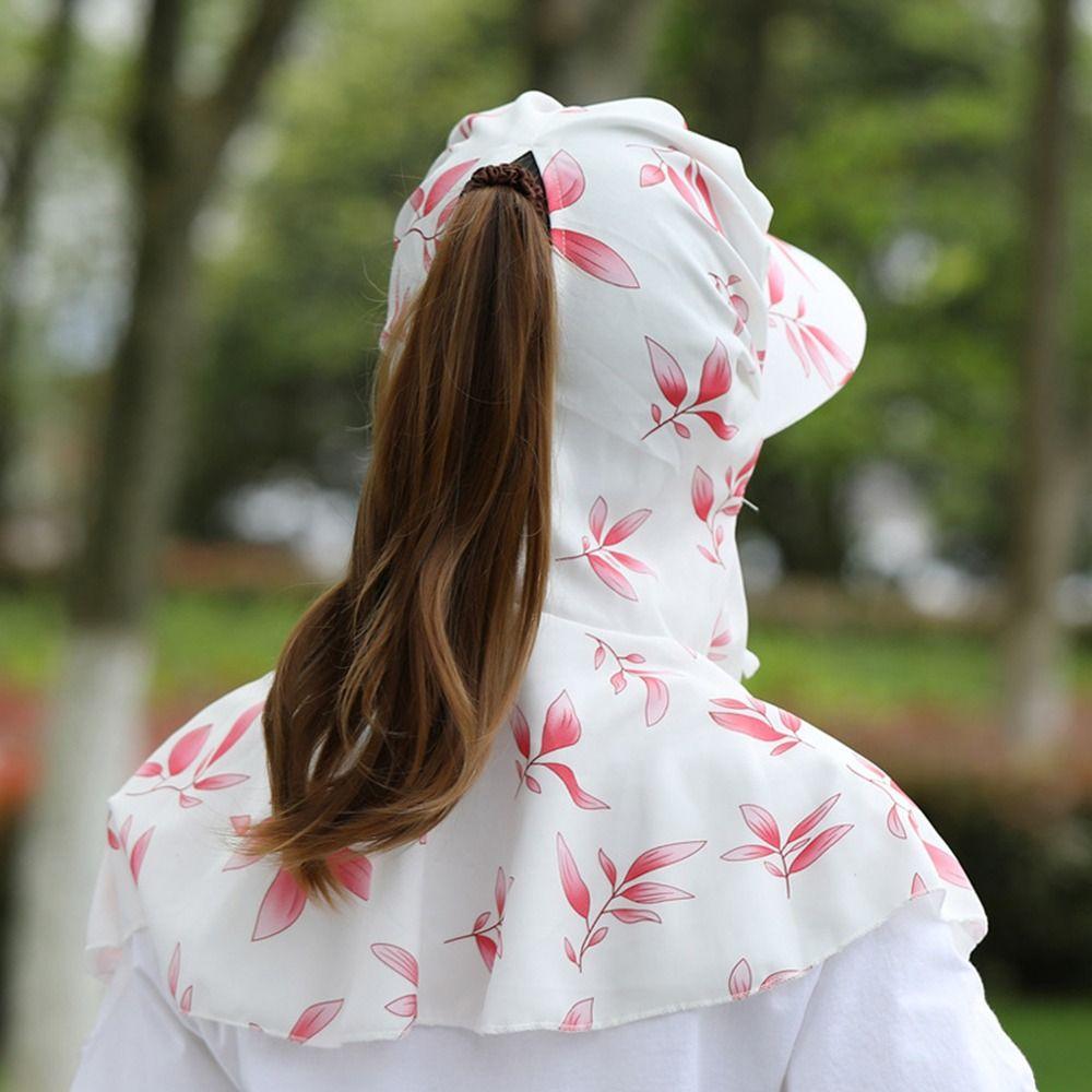 Fashion Quick Dry Face Mask Sun Hat Wide Brim Anti Uv Fisherman Hat Breathable Adjustable Face Cover Headwear Outdoor