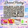 Juventus 5D DIY Diamond Painting Custom Name Text, Full Drill Rhinestone Mosaic Art Home Gift