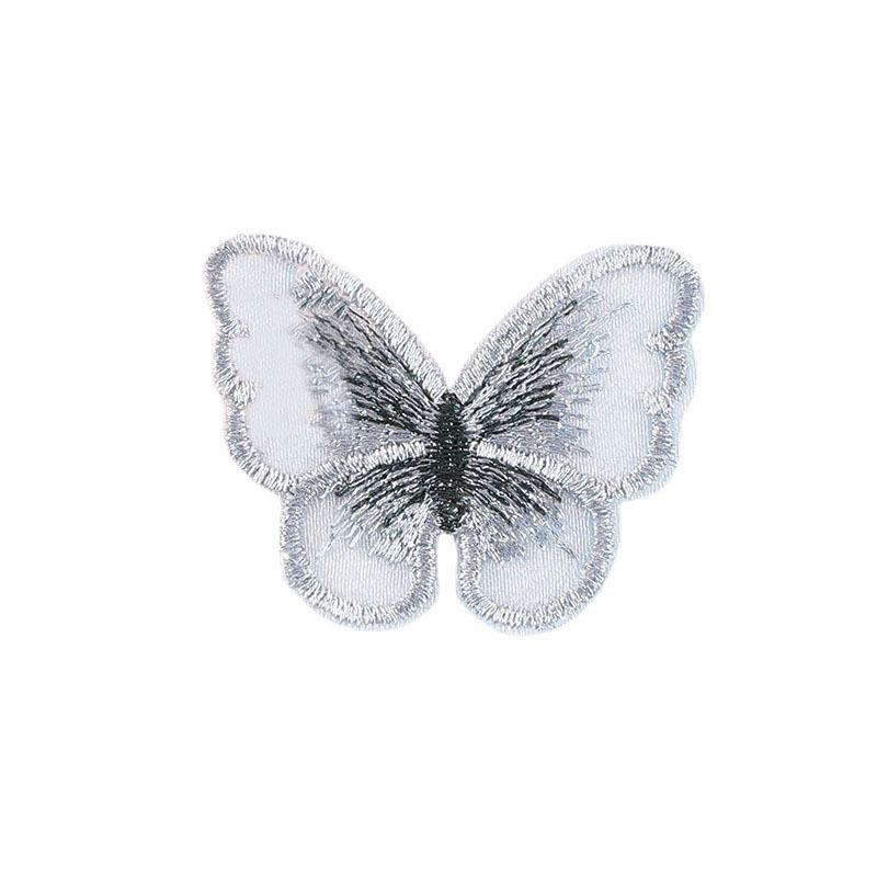 Embroidery Label Cute Cartoon Animal Butterfly Lace Embroidery Sticker Diy Hand Account Accessories Patch Cloth Sticker
