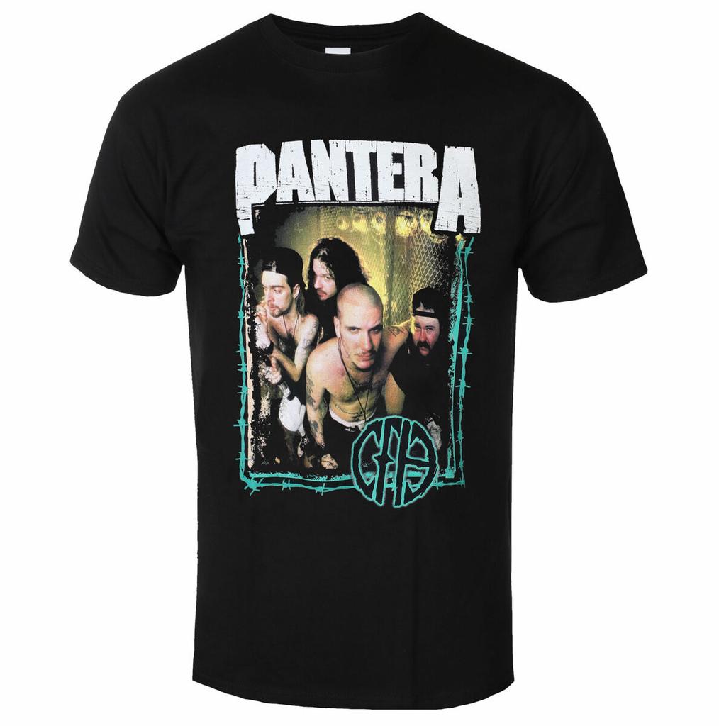Pantera Devil Art Pattern Groove Metal Band Tshirt Casual Street Style Cotton Tshirt Suitable For Both Unisex And Unisex