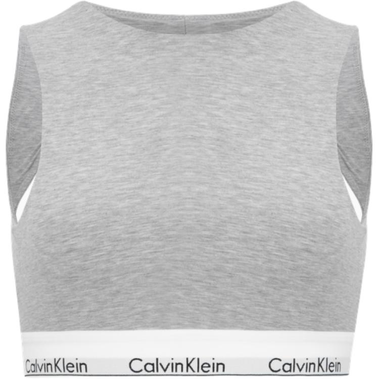 

Calvin Klein Backless Casual Minimalist Comfortable Bra Women underwear Coconut-Green Gray QF7626-050 M