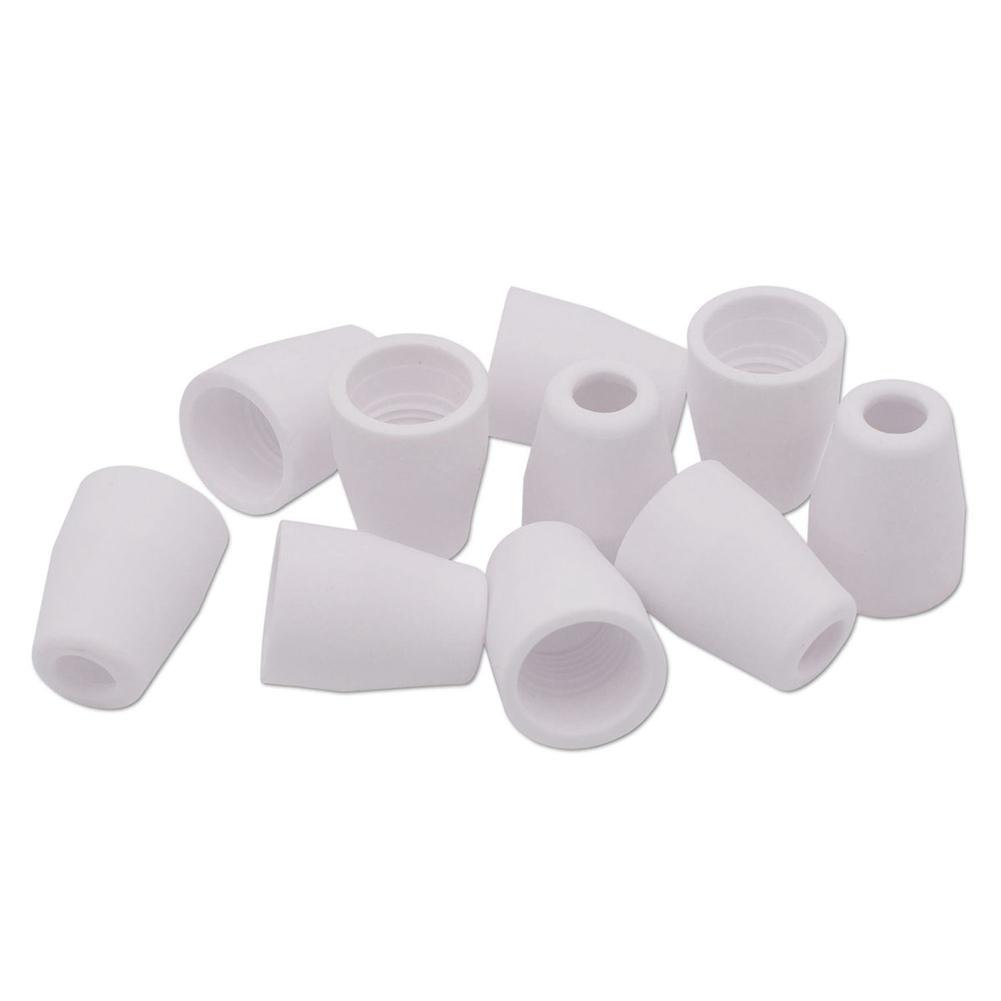 A20F-60Pcs For PT-31 JG-40 WSD-LG40 Plasma Cutter Consumables Alumina Ceramics Shield Cup 18204 & Gas Ring 18785
