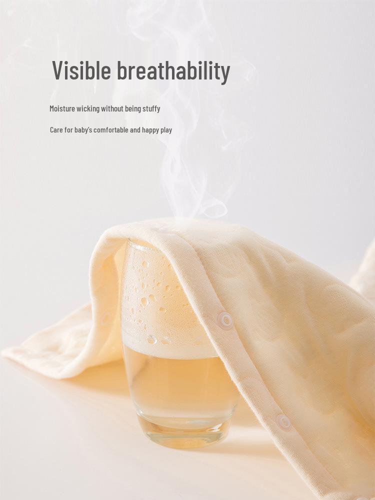 Warm Cotton Padded Baby Jumpsuit for Winter and Spring