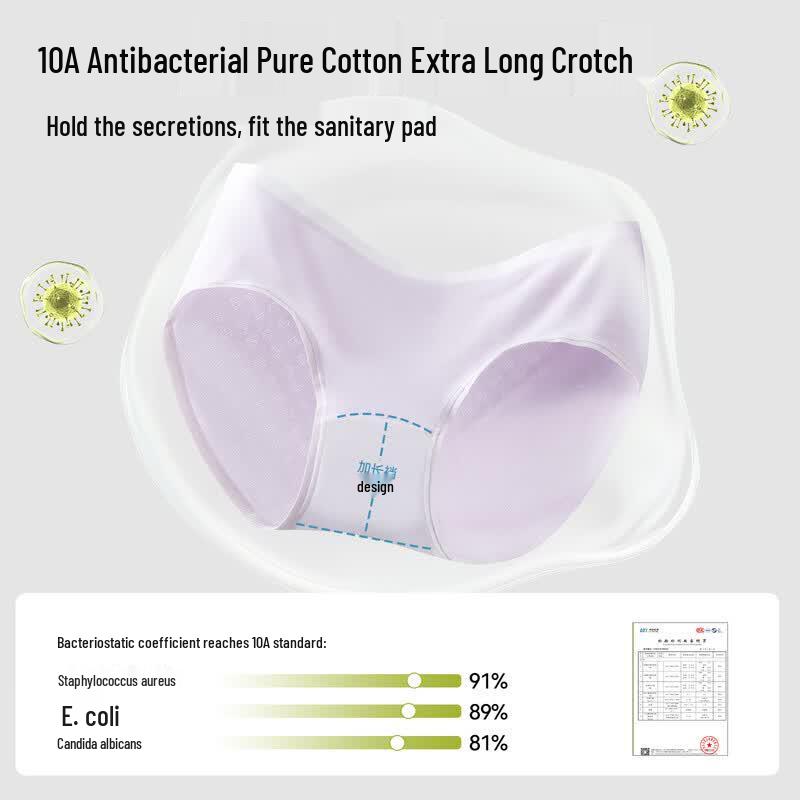 Duck Duck Women's Seamless Cotton Briefs