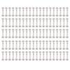 100 Set Flat Round Head Rivet Stainless Steel 4x25x8.5mm M3 Rivet Set for Guardrails