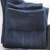 Monfoot Socken mit vertikalem Muster Marineblau