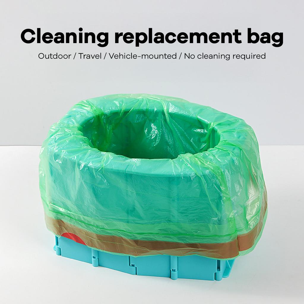 Foldable Kids Travel Potty Portable Car Toilet for Toddlers Collapsible Design Leak-Proof Emergency Toilet for Camping Road Trip